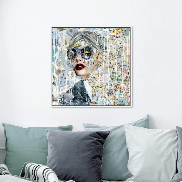 Max Furniture Fashion And Glam Framed Wall Art Canvas Floater Frame